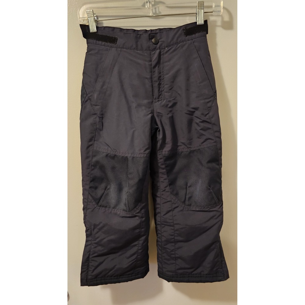 LL Bean Insulated Ski Snow Pants Black Youth Size 5-6